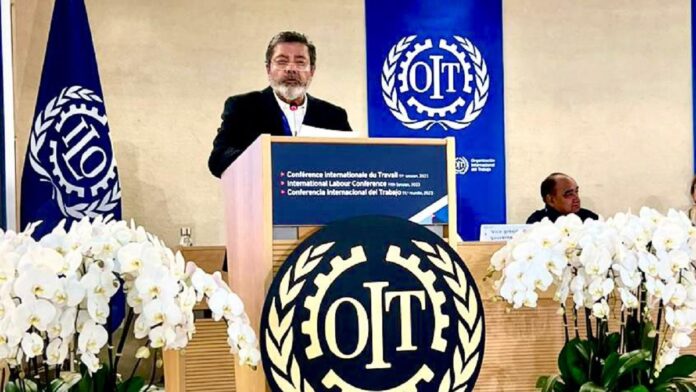 Gerardo Martínez en la OIT