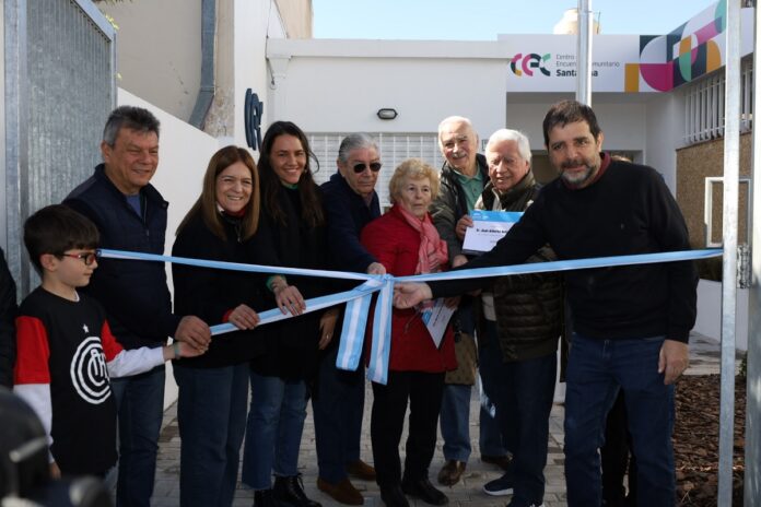 Fernando Moreira inauguró un nuevo Centro de Encuentro Comunitario en San Andrés