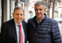 Jorge Macri se reunió en Madrid con el presidente electo de Venezuela, Edmundo González Urrutia