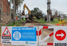 Ituzaingó: Con el fin de mejorar la circulación, el municipio realiza trabajos de arreglos de bacheo