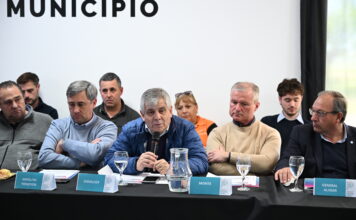 El intendente de Chivilcoy, Guillermo Britos participó de una nueva reunión del Comité de Cuenca del Río Salado
