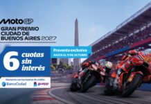 La preventa exclusiva de las entradas para el Moto GP en Buenos Aires se extiende hasta el 11 de octubre