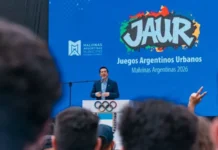 Malvinas Argentinas: Nardini inauguró la primera edición de los Juegos Argentinos Urbanos